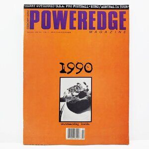 Poweredge Magazine VTG 1990 Skateboarding Hawk Templeton Vallely Bad Religion